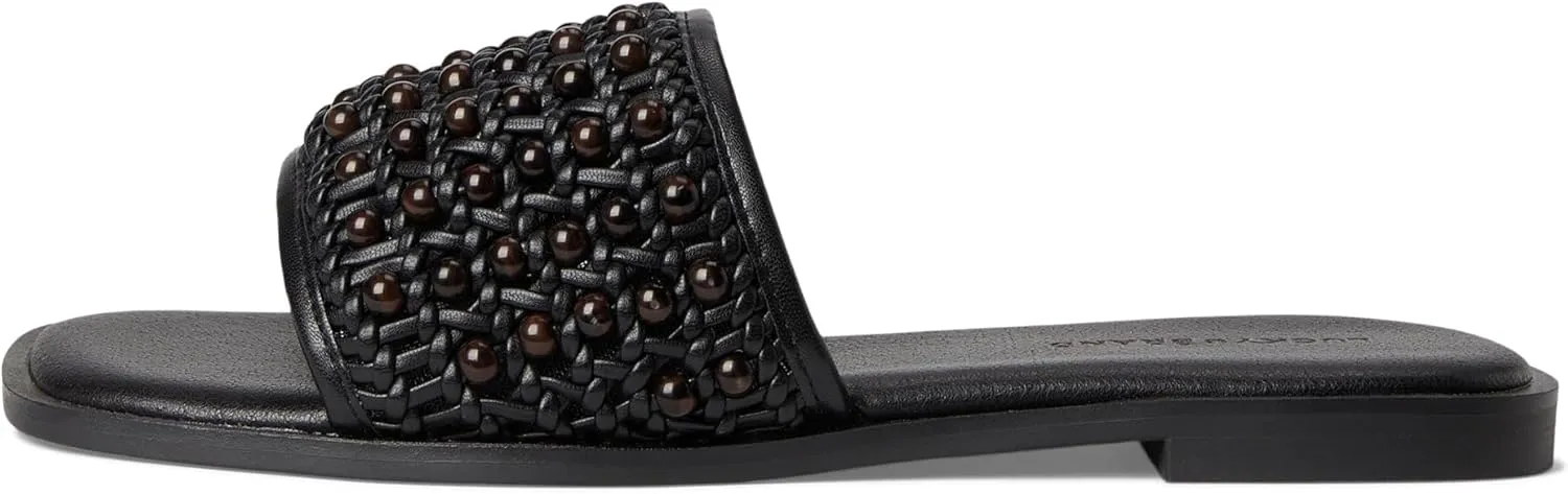 Lucky Brand Women's Gidya Beaded Flat Sandals