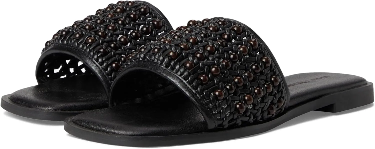 Lucky Brand Women's Gidya Beaded Flat Sandals