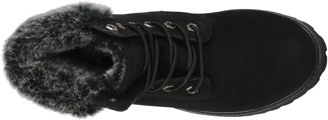 Lugz Women's Convoy Faux Fur Lace Up Boots Fashion