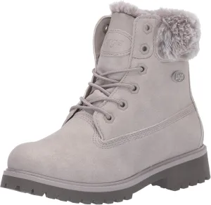 Lugz Women's Convoy Faux Fur Lace Up Boots Fashion