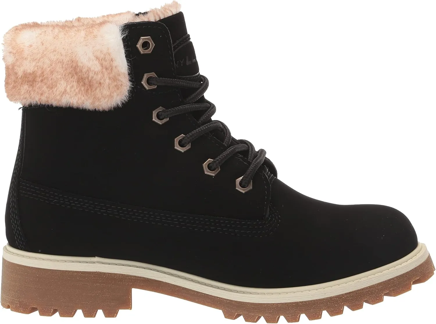 Lugz Women's Convoy Faux Fur Lace Up Boots Fashion