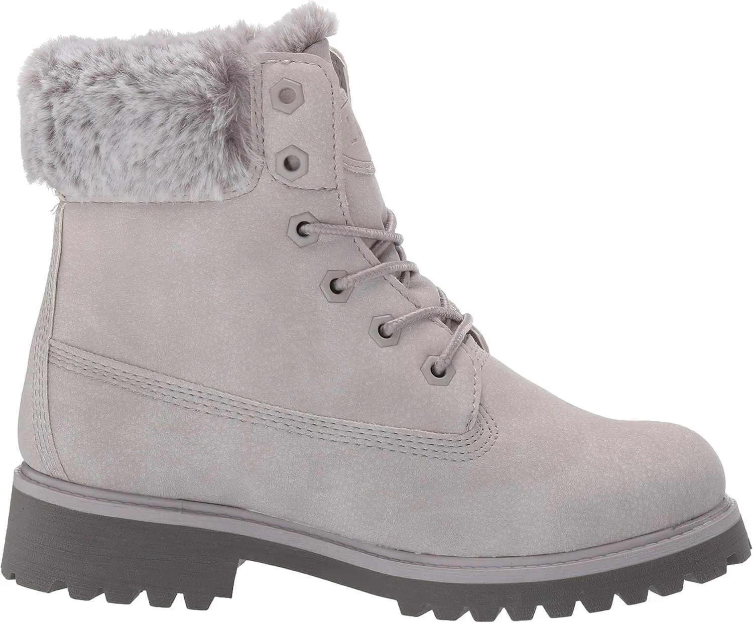 Lugz Women's Convoy Faux Fur Lace Up Boots Fashion