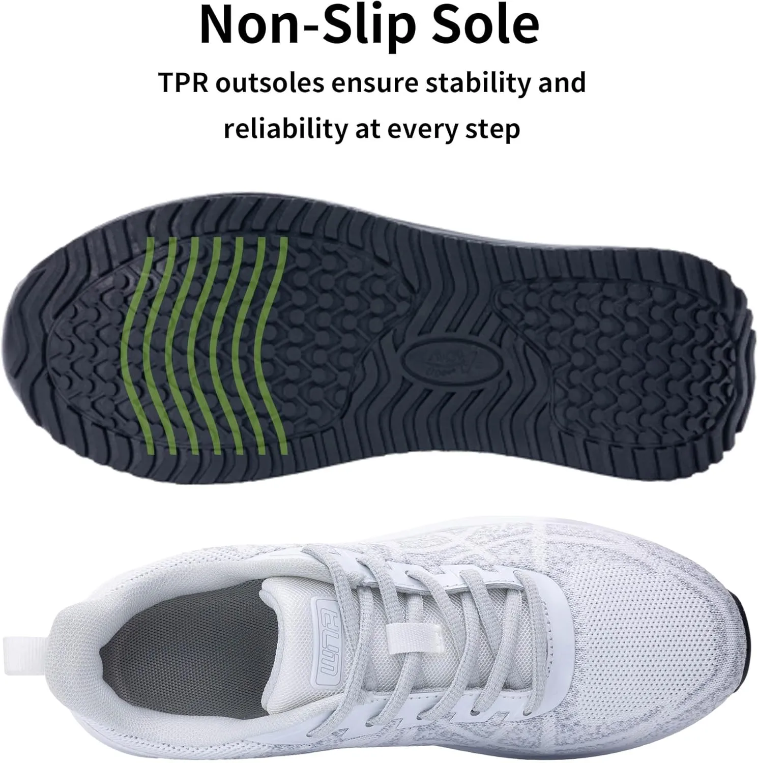 MAFEKE Womens Walking Shoes with Arch Support, Air Tennis Orthotic Fashion Sneakers for Plantar Fasciitis Pain Relief Size 5.5-11