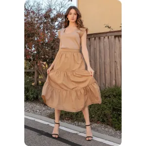 Maribel Poplin Midi Dress