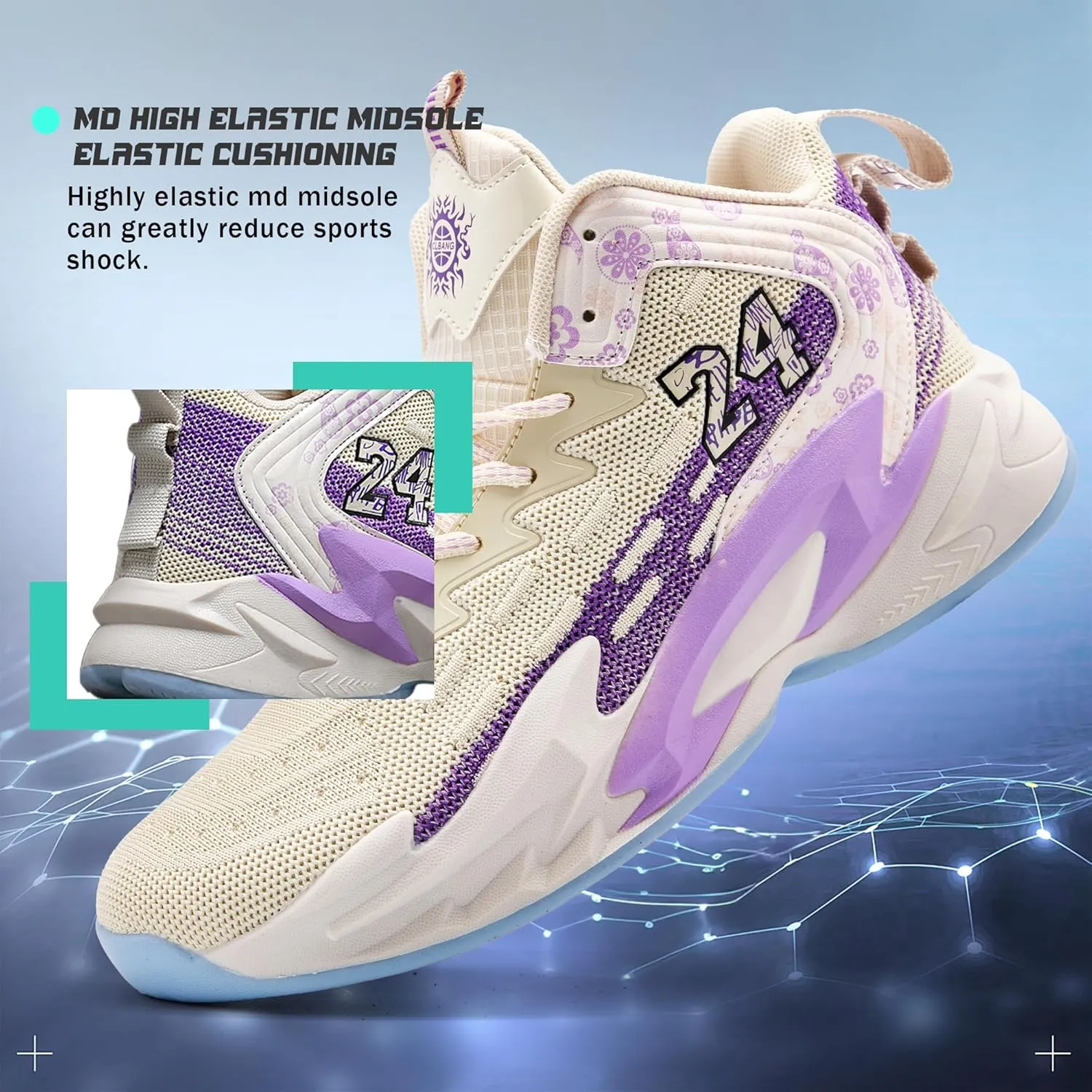 Men Basketball Shose Breathable Men Non Slip Outdoor Fashion Sneakers