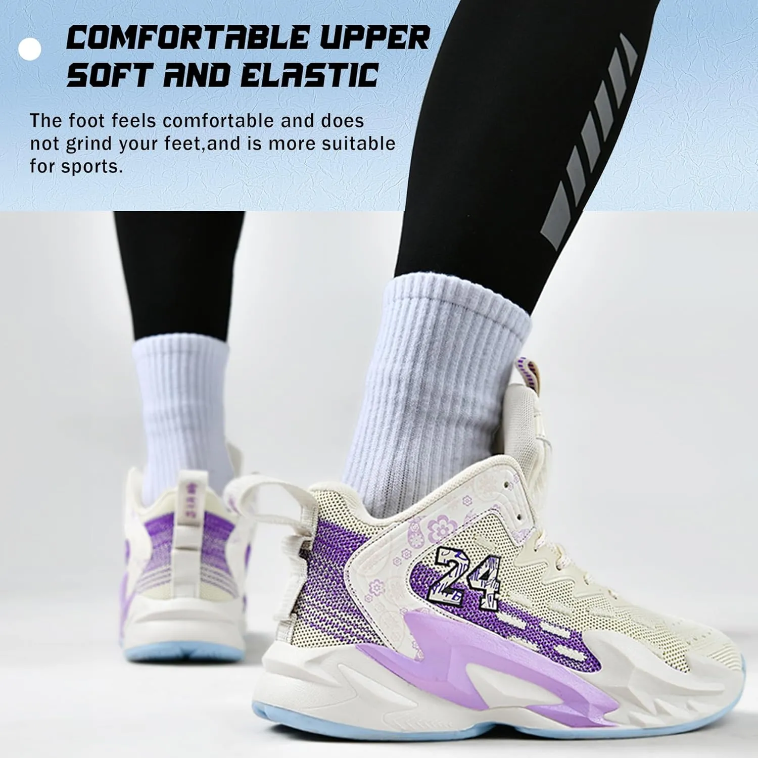 Men Basketball Shose Breathable Men Non Slip Outdoor Fashion Sneakers