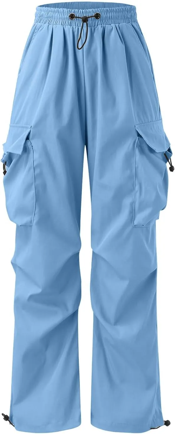 Men Cargo Combat Work Pant Yoga Jogger Summer Soft Sweat Pants Loose Open Hem Elastic Waist Lounge Pants