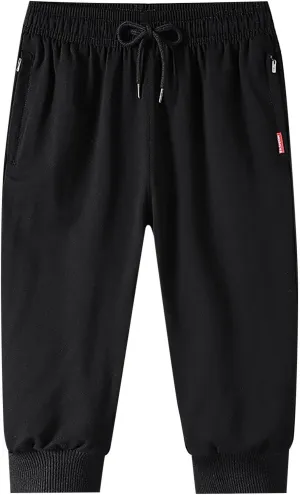 Men Lightweight Jogging Pant Combat Cargo Work Joggers Loose Sport Casual Sweatpant Solid Color Pant