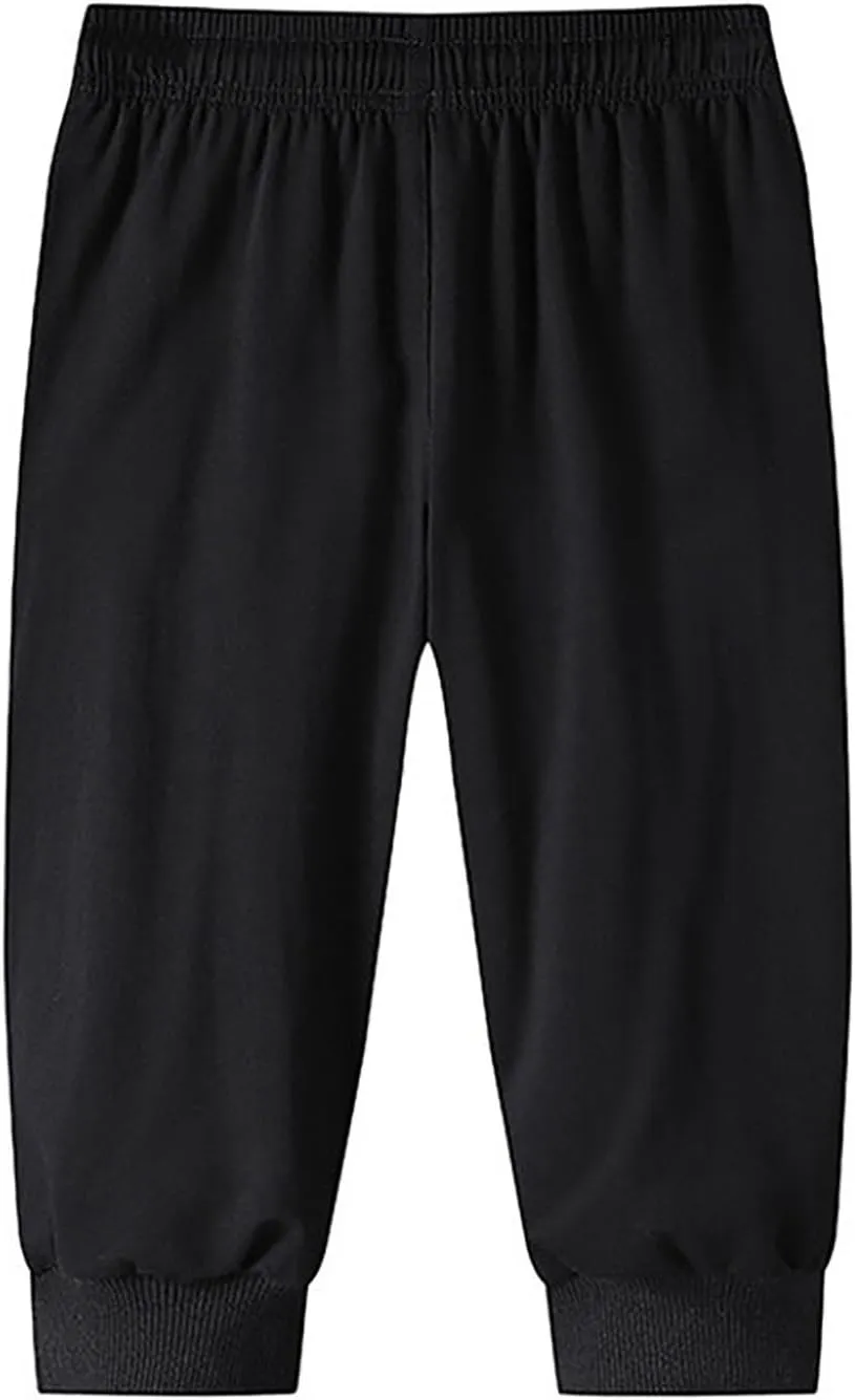 Men Lightweight Jogging Pant Combat Cargo Work Joggers Loose Sport Casual Sweatpant Solid Color Pant