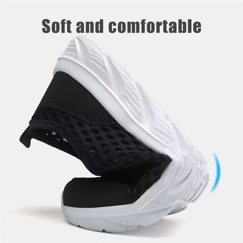 Men Non Slip Lightweight Walking Sneakers for Summer Sport Travel Aqua