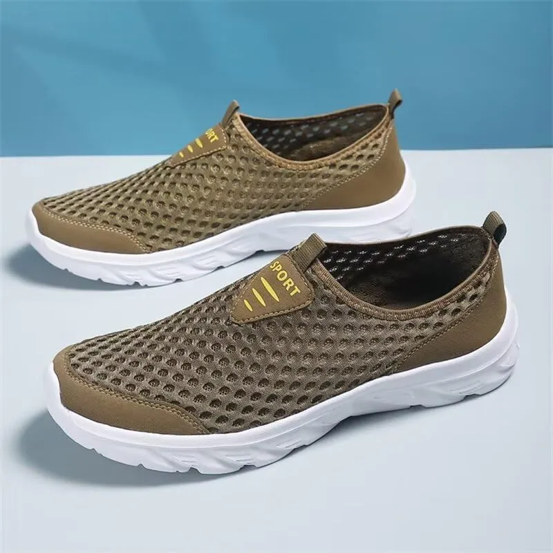 Men Non Slip Lightweight Walking Sneakers for Summer Sport Travel Aqua