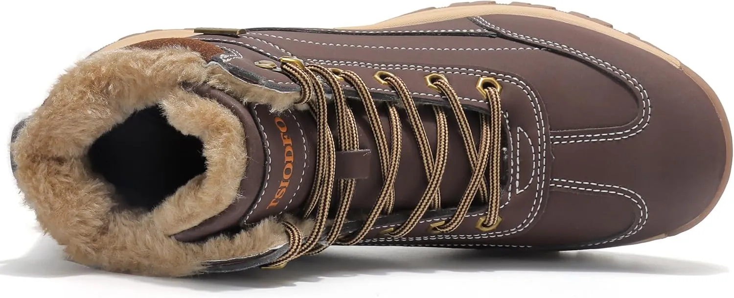 Men Winter Outdoor Hiking Waterproof Snow Boots