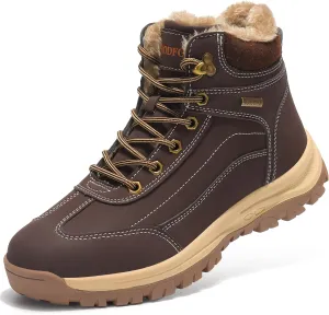 Men Winter Outdoor Hiking Waterproof Snow Boots