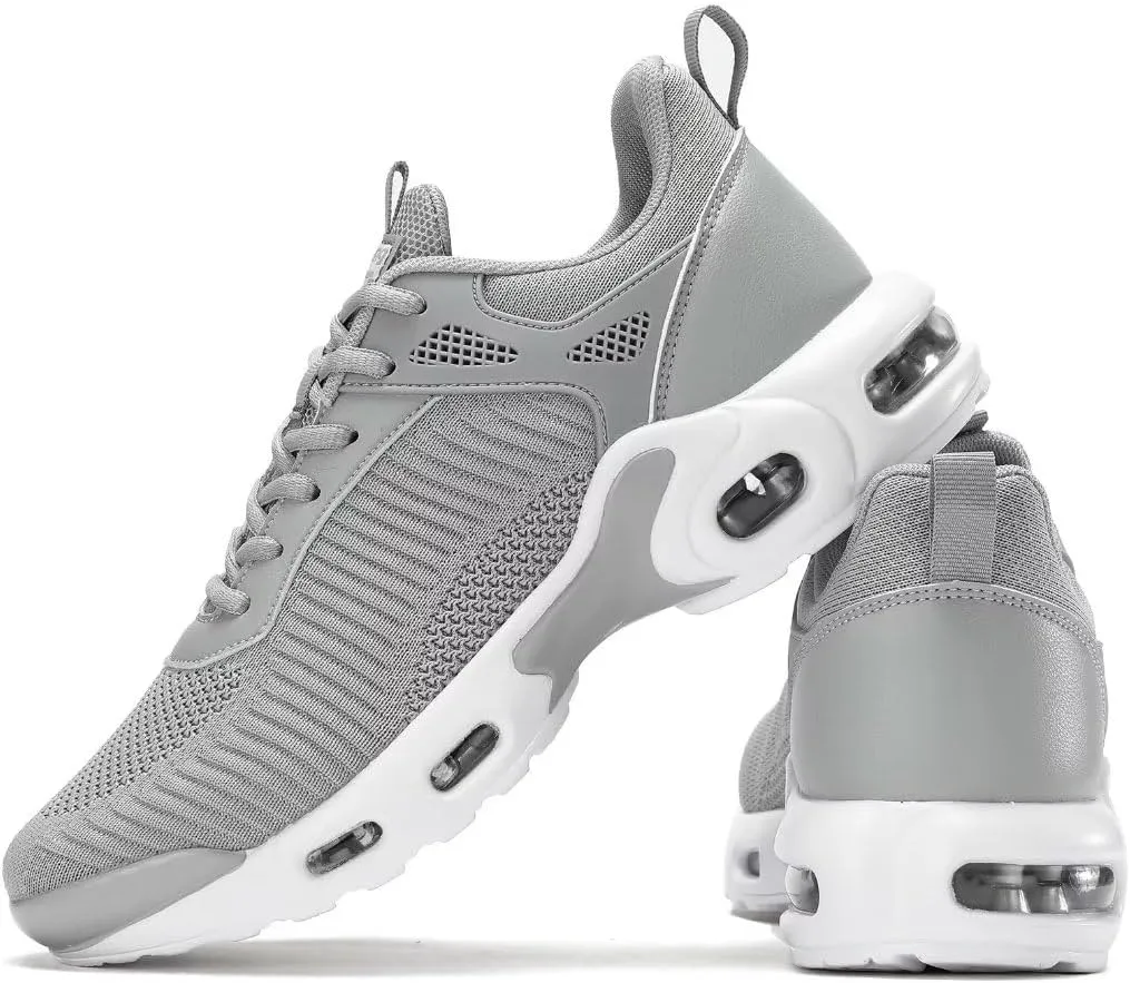 Men's Air Running Shoes Lightweight Breathable Walking Shoes Non Slip Fashion Sneakers Mesh Workout Casual Sports Shoes