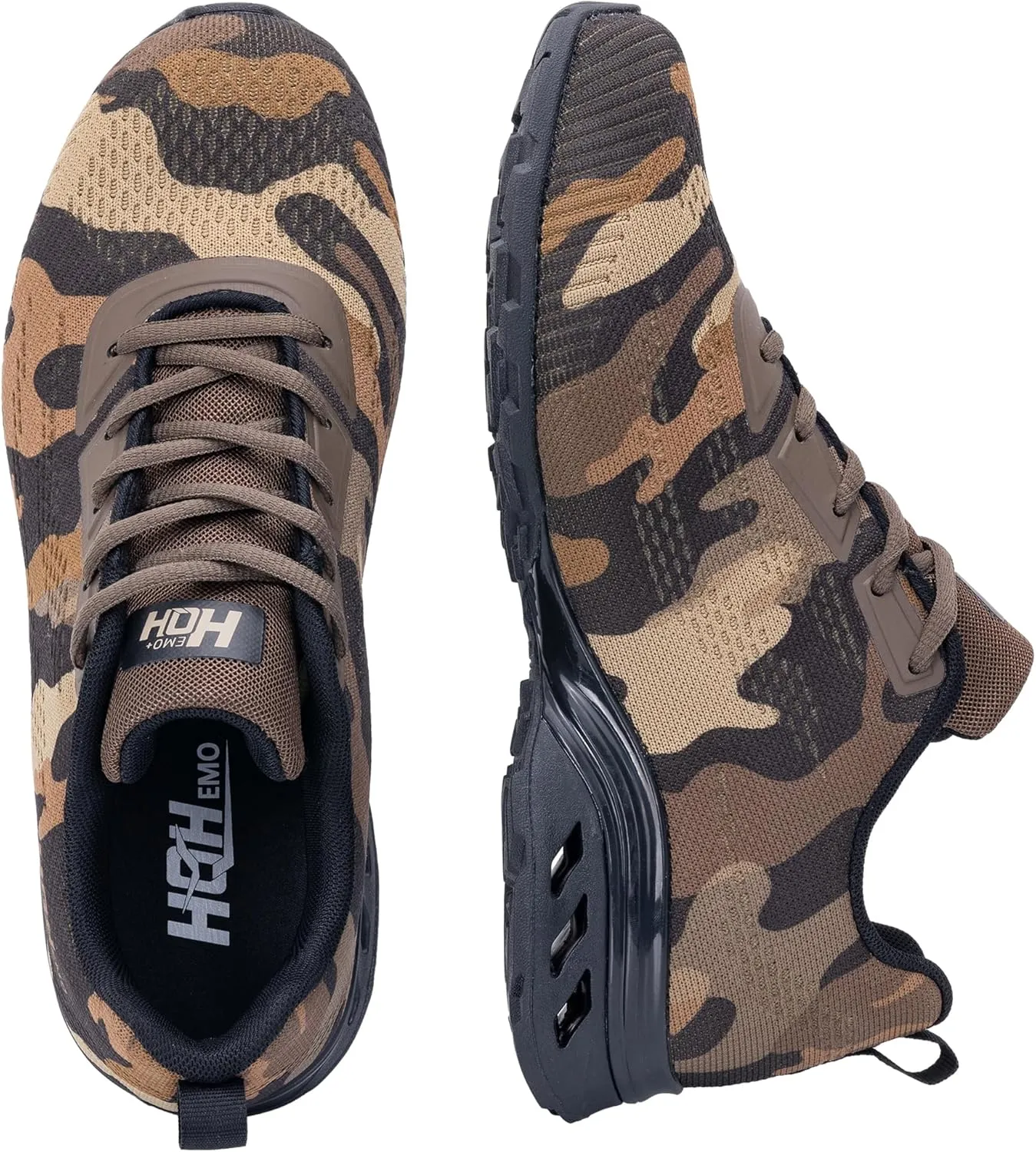 Mens Camo Shoes Fashion Sneakers | Tennis Walking Shoes | Trail Running Shoes for Men | SNAXE 1.0 Non-Slip Gym Jogging Road Running Shoes | Cross-Training Athletic Workout Outdoor Size US 7-12