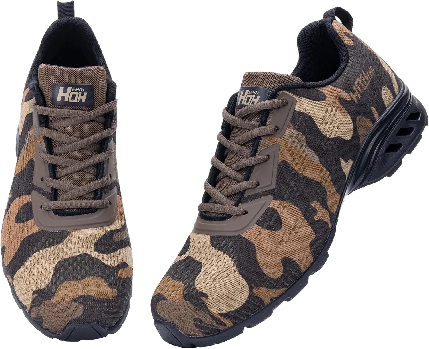 Mens Camo Shoes Fashion Sneakers | Tennis Walking Shoes | Trail Running Shoes for Men | SNAXE 1.0 Non-Slip Gym Jogging Road Running Shoes | Cross-Training Athletic Workout Outdoor Size US 7-12