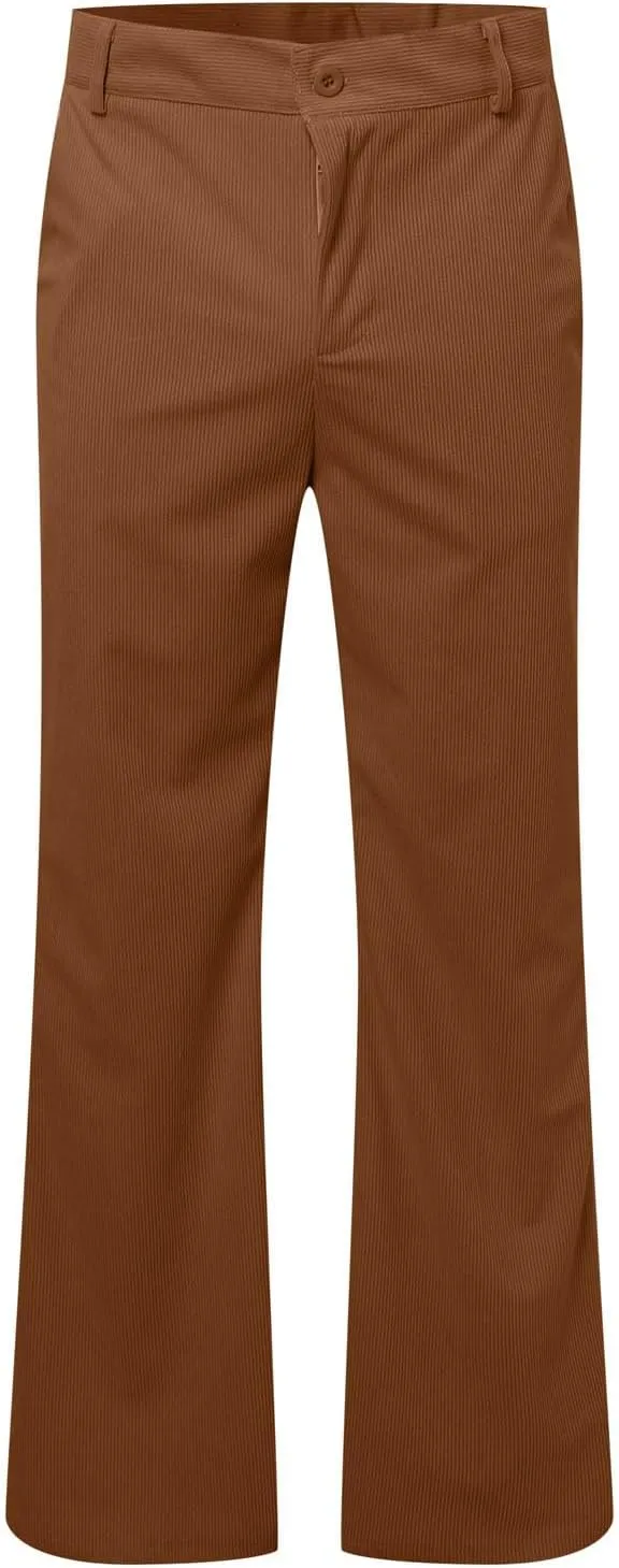 Men's Cargo Combat Pants Casual Linen Stretch Elastic Waist Pant Sweatpants Joggers Loose Gym Yoga Jogging