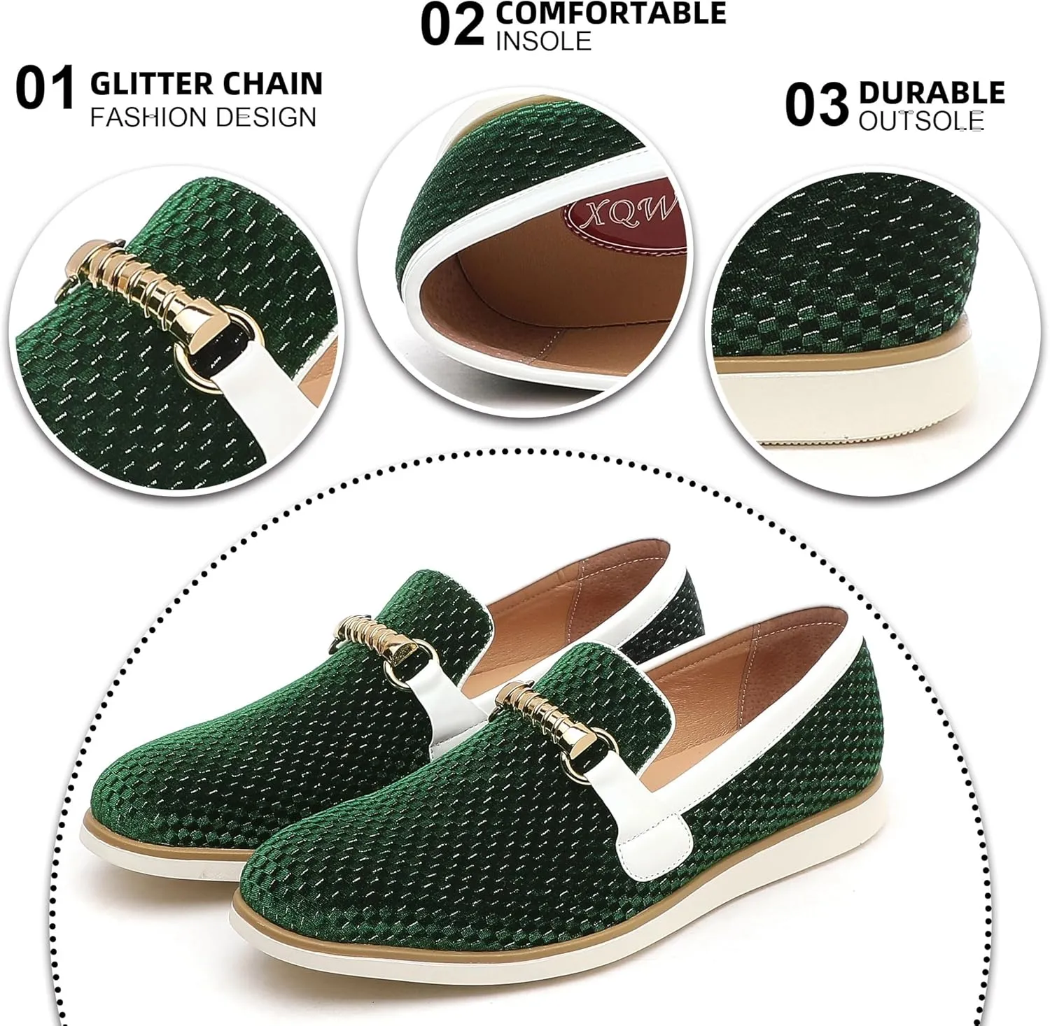 Men's Casual Loafers & Slip On Shoes Daily Commuting Comfortable Canvas Shoes Lightweight Non-Slip Walking Penny Shoes for Men