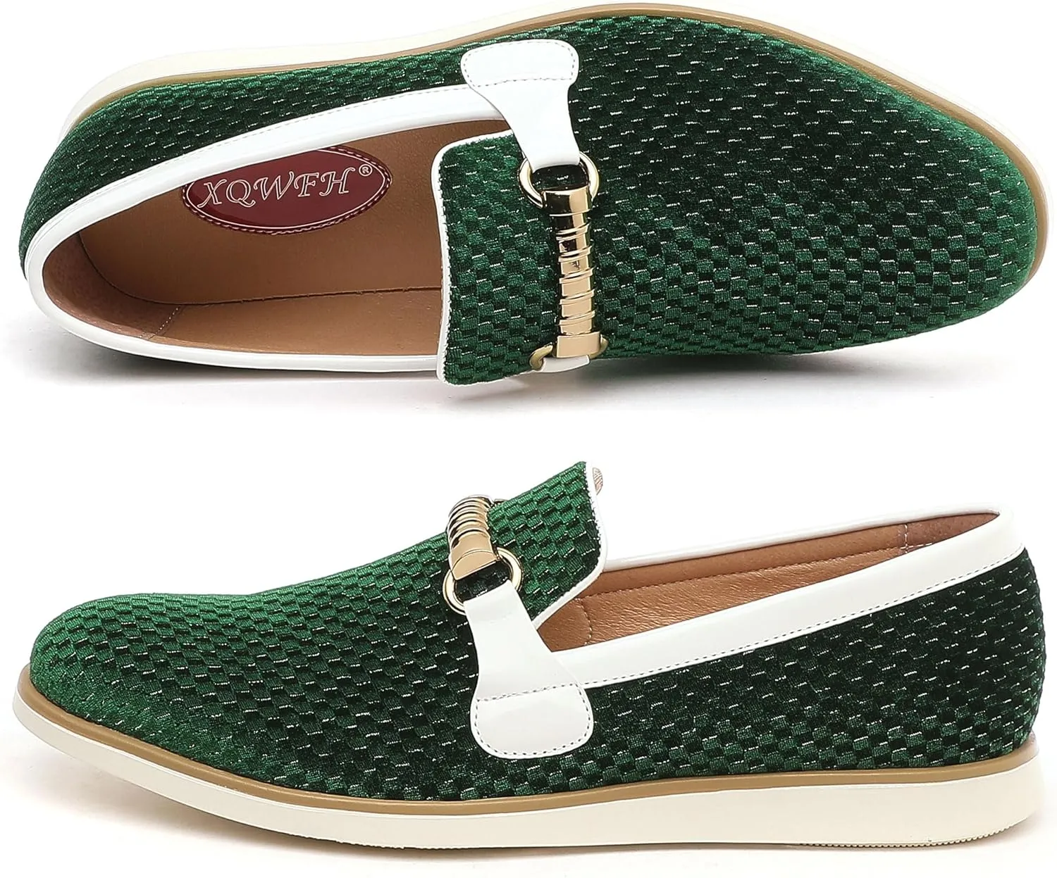 Men's Casual Loafers & Slip On Shoes Daily Commuting Comfortable Canvas Shoes Lightweight Non-Slip Walking Penny Shoes for Men