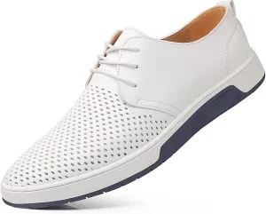 Men's Casual Oxford Shoes Lace-up Dress Shoes Comfortable Fashion Sneakers