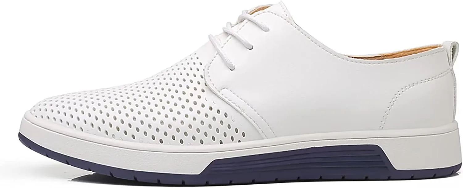 Men's Casual Oxford Shoes Lace-up Dress Shoes Comfortable Fashion Sneakers