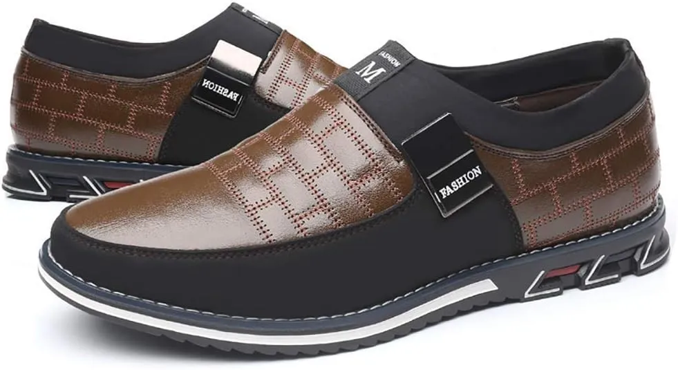 Men's Casual Shoes Driving Moccasin Slip on Shoes Classic Loafers Oxford Business for Male Busines Walking Office Dress Outdoor
