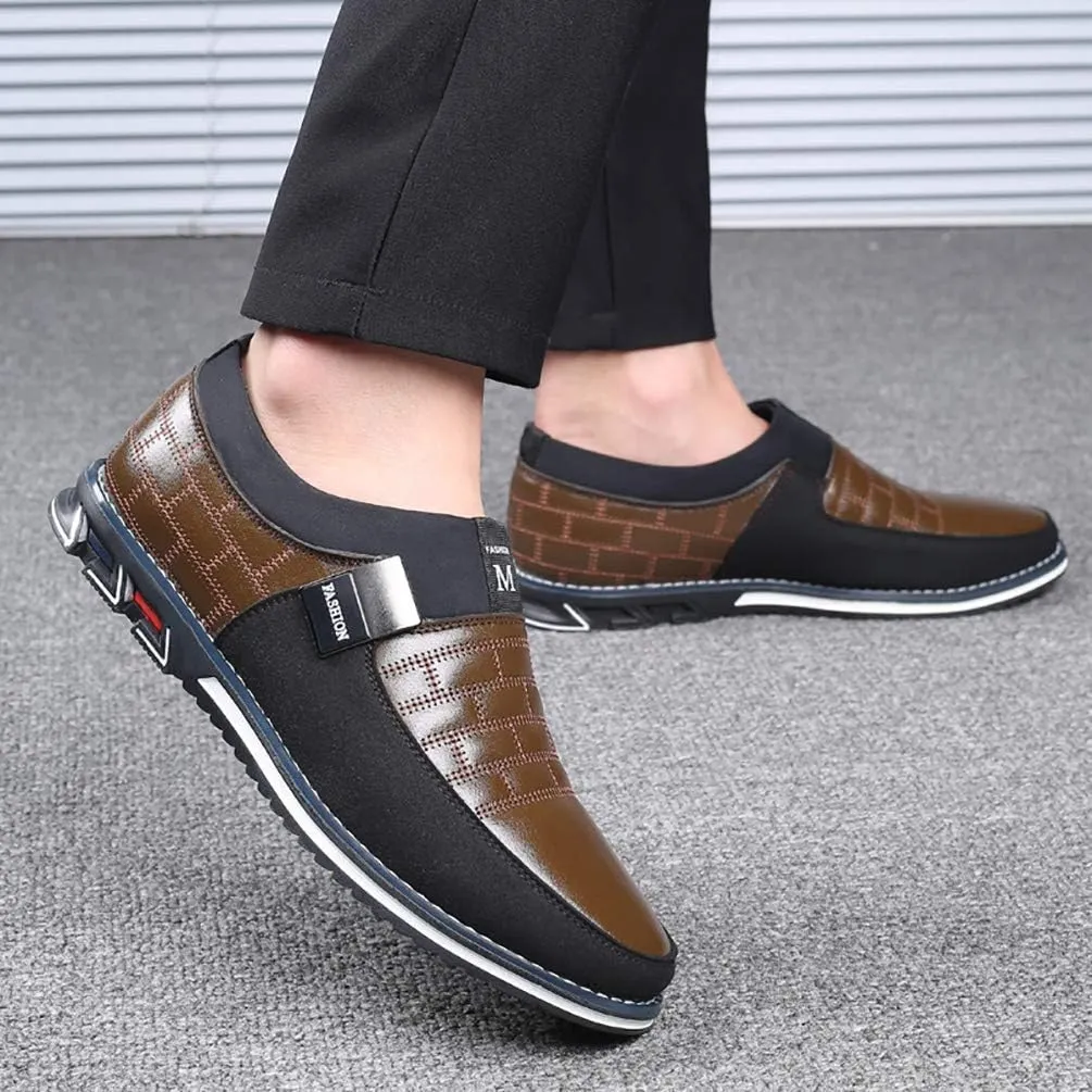 Men's Casual Shoes Driving Moccasin Slip on Shoes Classic Loafers Oxford Business for Male Busines Walking Office Dress Outdoor