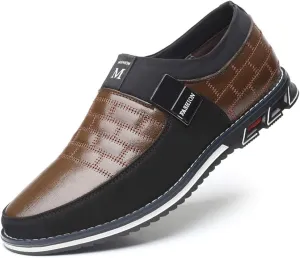 Men's Casual Shoes Driving Moccasin Slip on Shoes Classic Loafers Oxford Business for Male Busines Walking Office Dress Outdoor