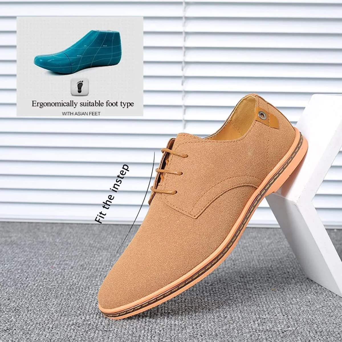 Men's Double Monk-Strap Loafer Loafers Summer Business Brogue Breathable Comfort Leather Wing Tip Oxfords