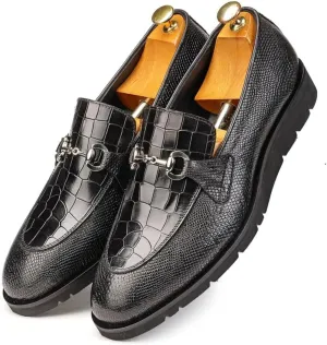 Mens Dress Shoes - Lightweight Handcrafted Full Grain Leather Loafers, Business Casual Shoes, Dress Shoes for Men, AirFlexLite