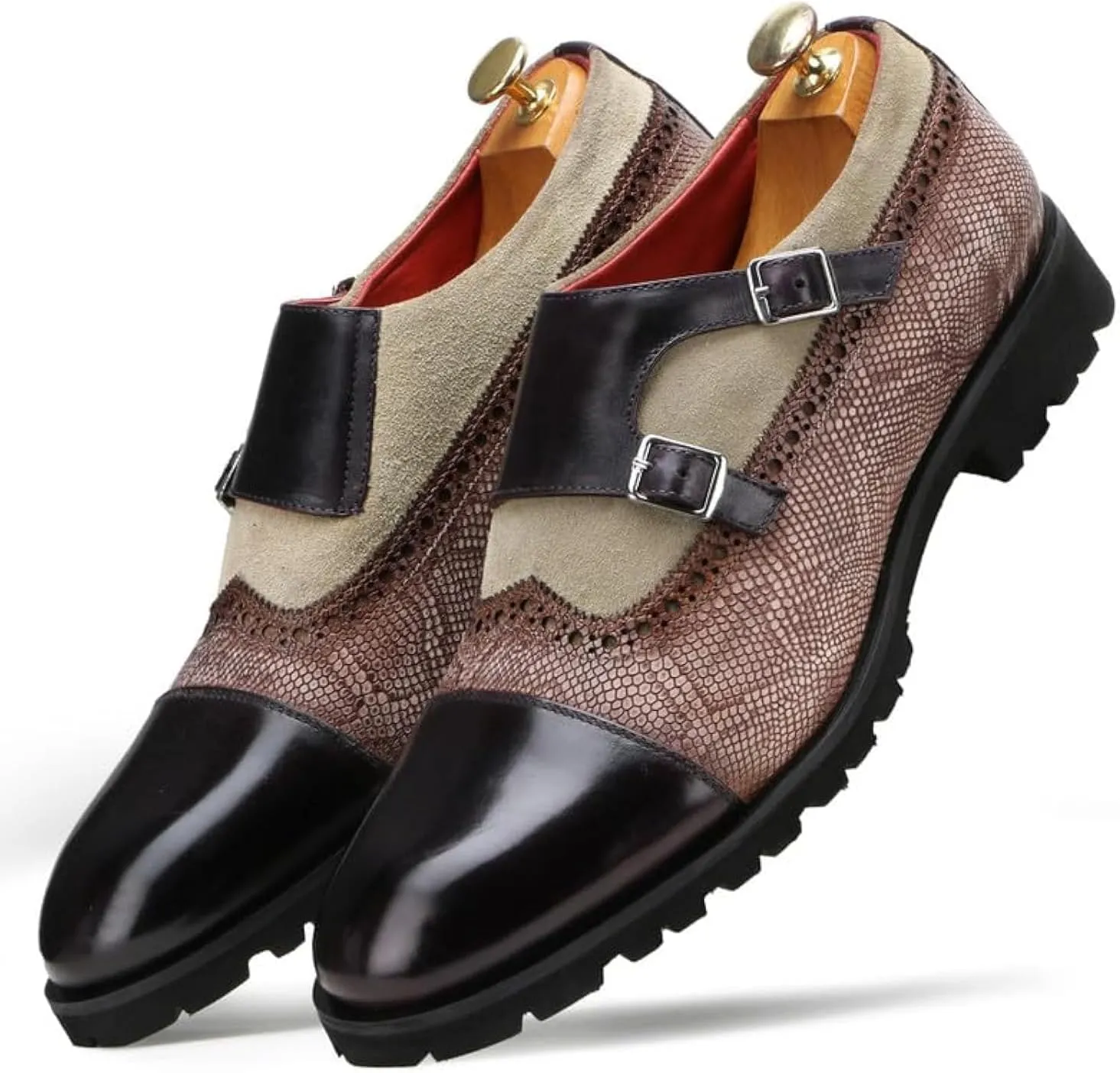Mens Dress Shoes - Lightweight Handcrafted Full Grain Leather Loafers, Business Casual Shoes, Dress Shoes for Men, AirFlexLite