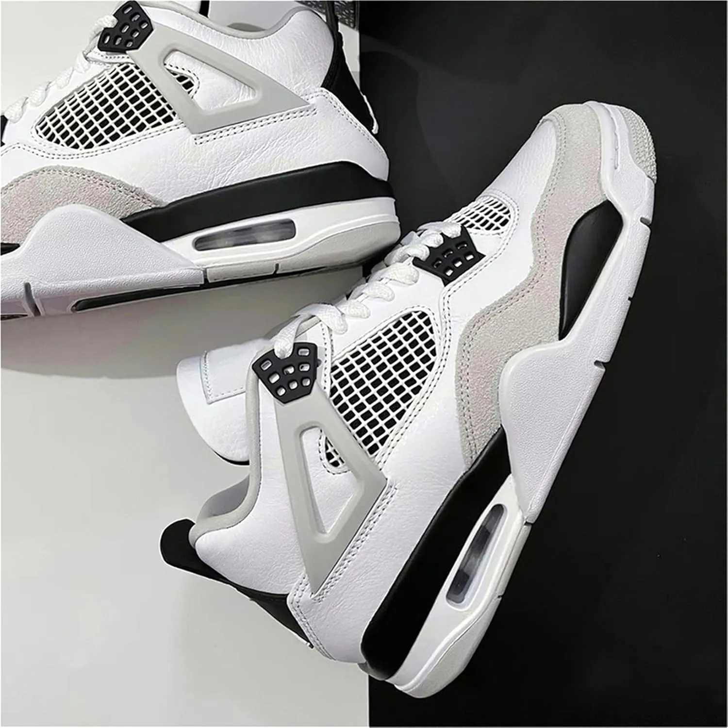 Men's Fashion Basketball Shoes Breathable Anti Slip Outdoor Sneakers Fitness Training Sports Shoes