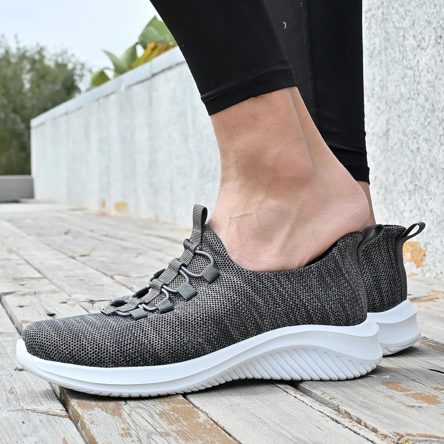 Mens Hands Free Shoes Casual Slip on Loafers Athletic Walking Shoes Sneaker