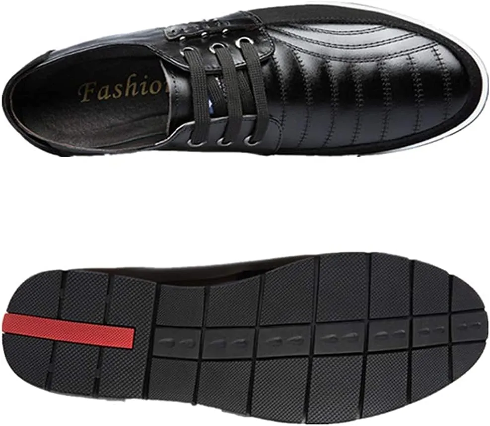 Men's Leather Shoes Loafers Casual Oxford Lace Up Business Classic Comfortable Driving Office Walking Moccasin British Fashion