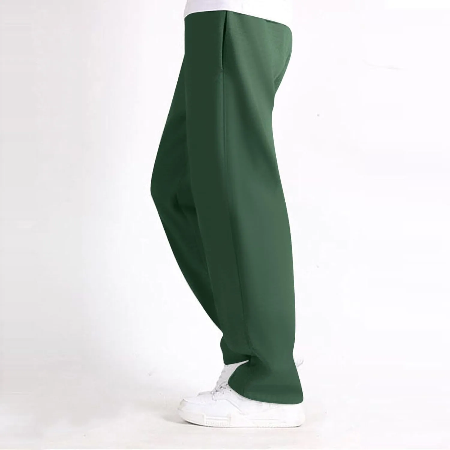 Men's Lightweight Jogging Pant Chino Work Joggers Comfort Fit Sports Casual Sweatpant Plain Sweat Pants