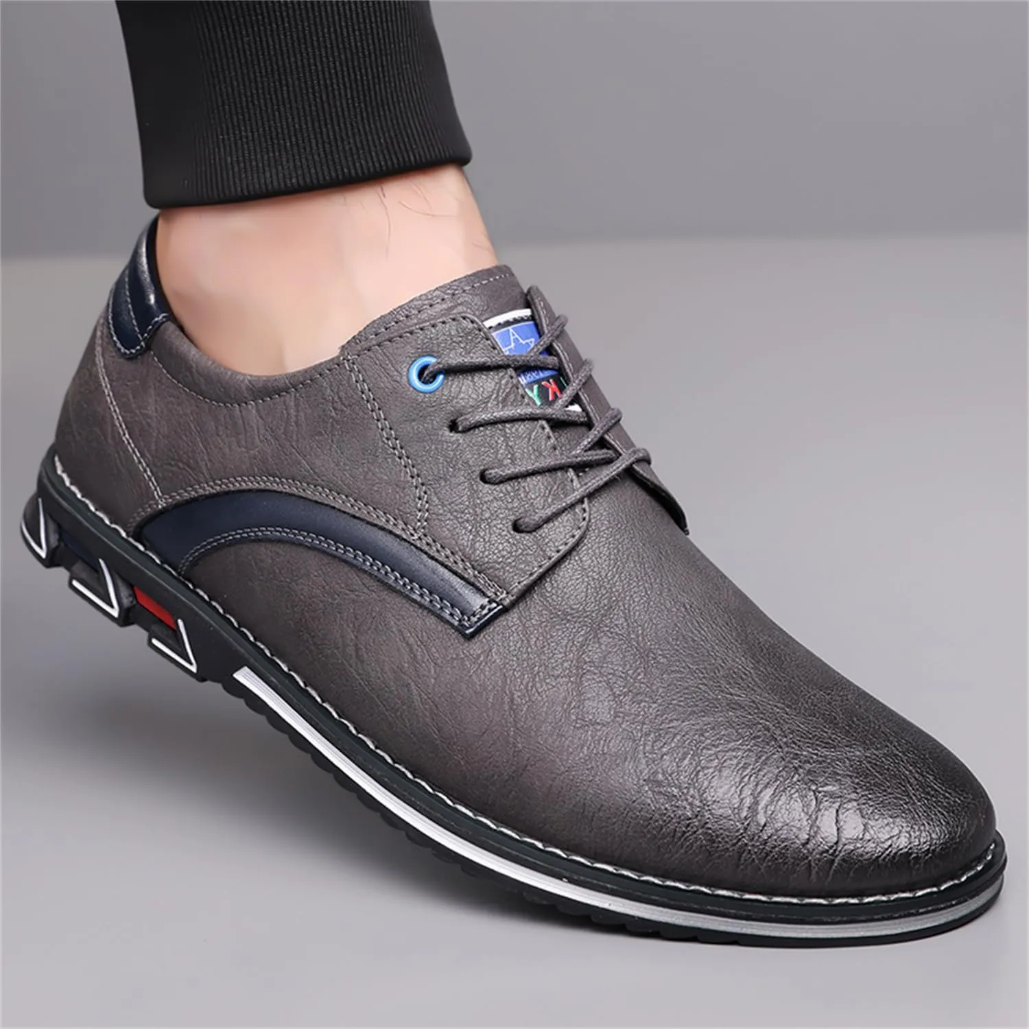 Men's Oxford Casual Dress Shoes Classic Tuxedo Lace-up Lightweight Formal Loafers