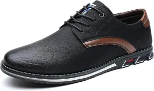 Men's Oxford Casual Dress Shoes Classic Tuxedo Lace-up Lightweight Formal Loafers