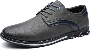 Men's Oxford Casual Dress Shoes Classic Tuxedo Lace-up Lightweight Formal Loafers