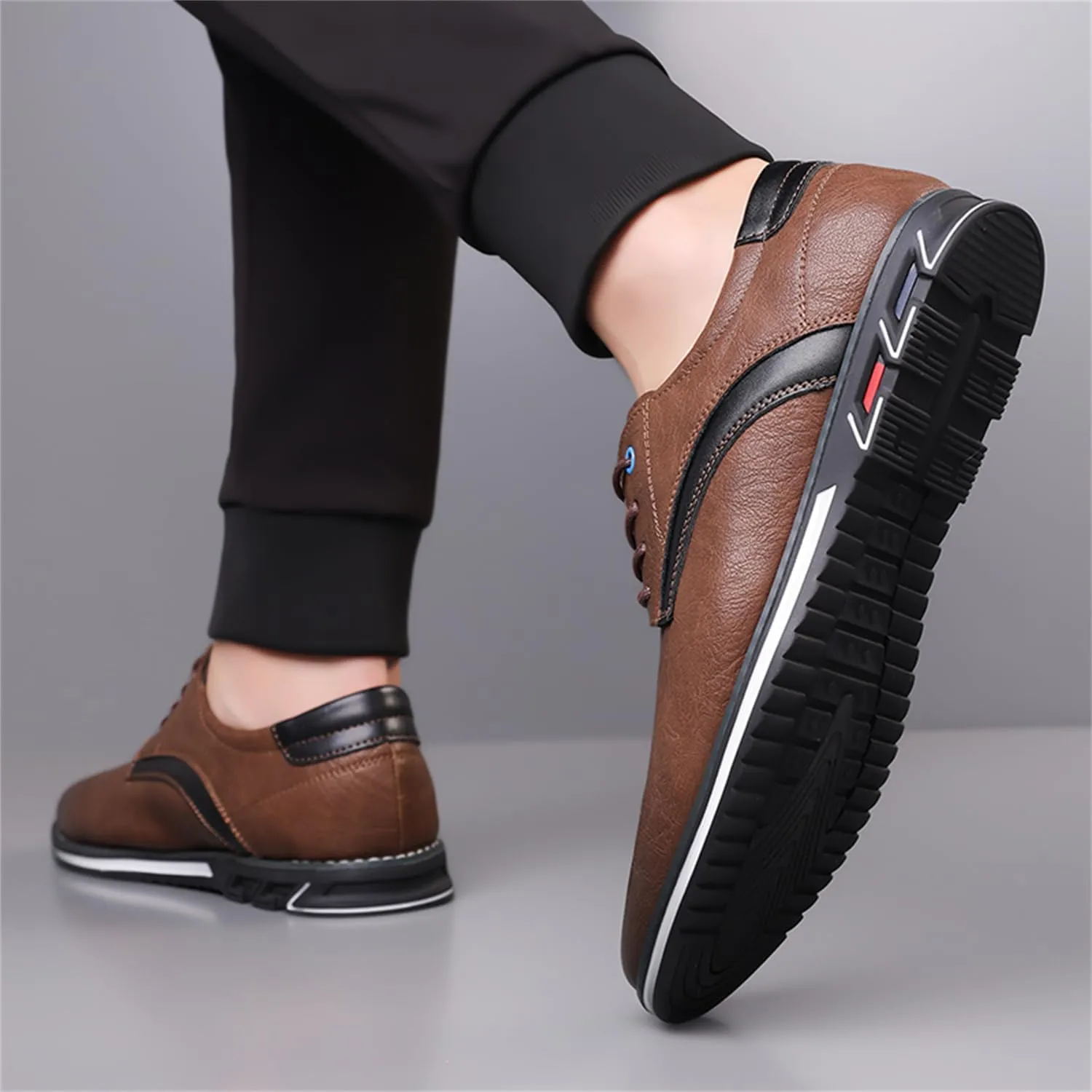 Men's Oxford Casual Dress Shoes Classic Tuxedo Lace-up Lightweight Formal Loafers