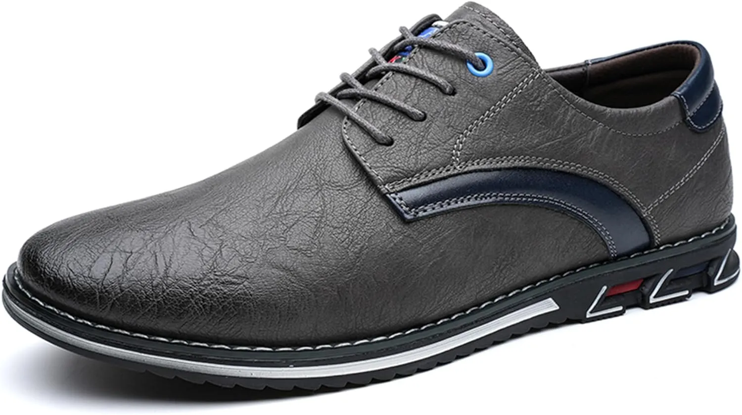 Men's Oxford Casual Dress Shoes Classic Tuxedo Lace-up Lightweight Formal Loafers