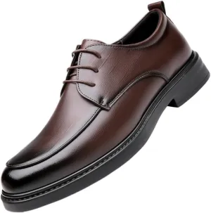 Men's Oxford Shoes Mens Patent Leather Wingtip Brogue Dress Shoes Lace-Up Lightweight Casual Walking Derby Shoes for Men(White,10)