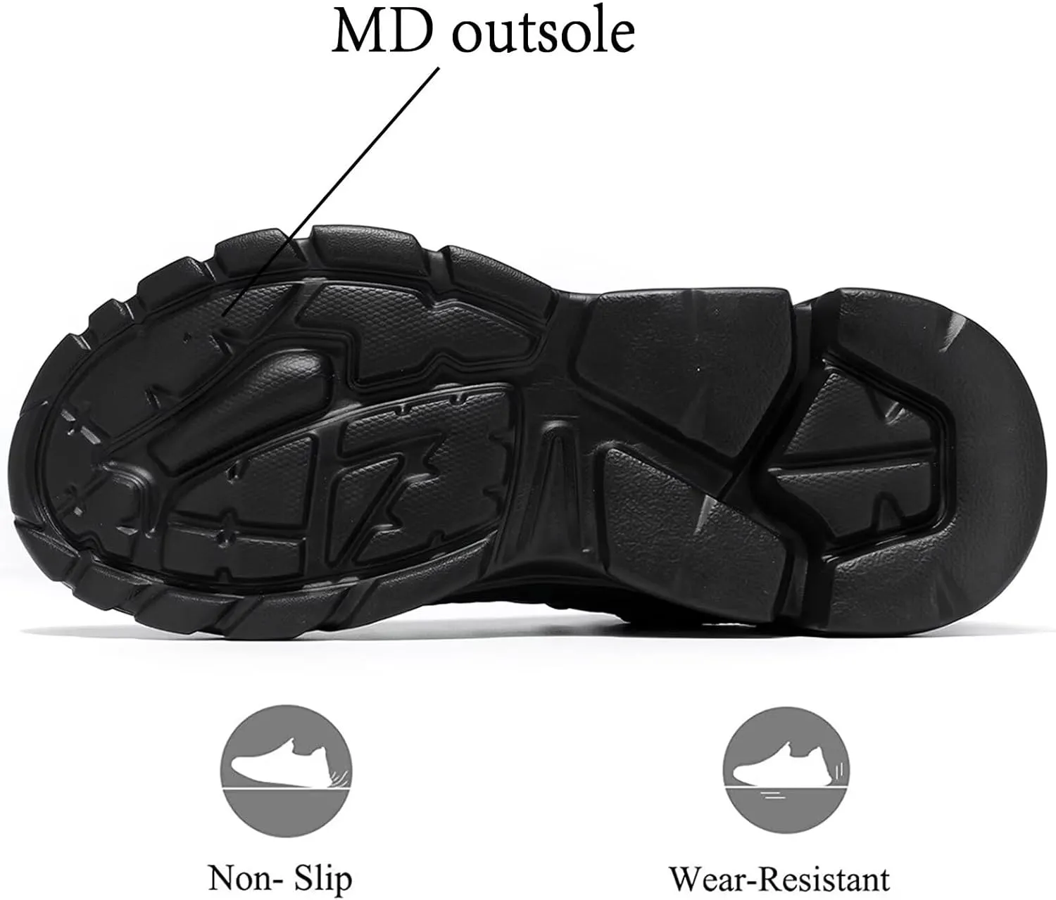 Men's Running Shoes, Non Slip, Breathable, Lightweight Fashion Sneakers, Slip Resistant Athletic Sports Walking Gym Work Shoes