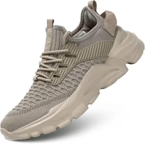 Men's Running Shoes, Non Slip, Breathable, Lightweight Fashion Sneakers, Slip Resistant Athletic Sports Walking Gym Work Shoes