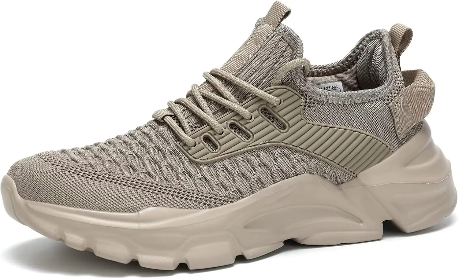 Men's Running Shoes, Non Slip, Breathable, Lightweight Fashion Sneakers, Slip Resistant Athletic Sports Walking Gym Work Shoes