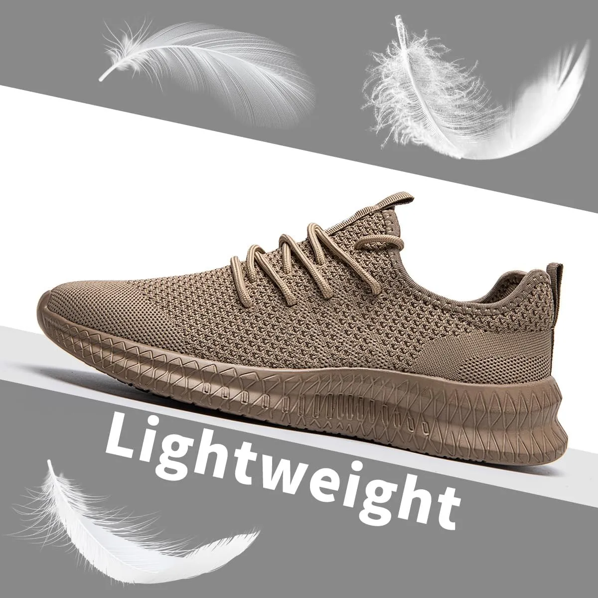 Men's Shoes Running Walking Sneakers Casual Tennis Slip on Shoes Lightweight Breathable Fashion Comfortable Workout Athletic for Shoes Gym Sport