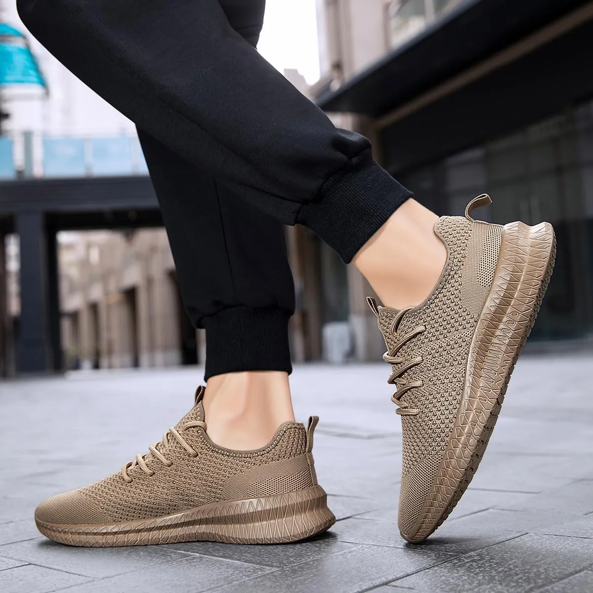 Men's Shoes Running Walking Sneakers Casual Tennis Slip on Shoes Lightweight Breathable Fashion Comfortable Workout Athletic for Shoes Gym Sport
