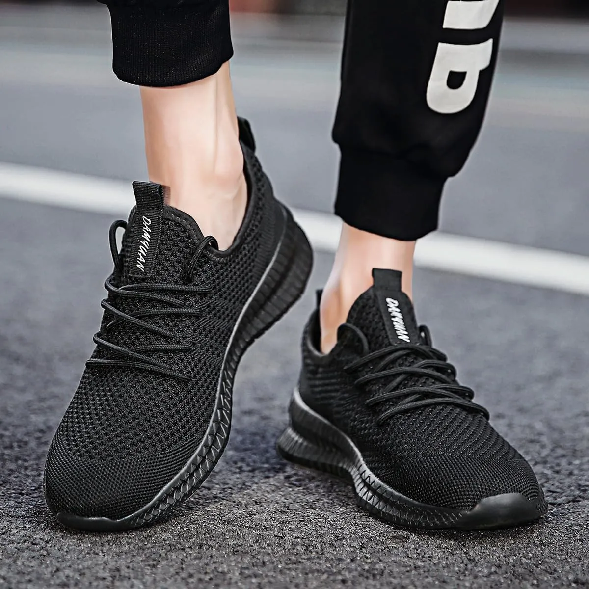 Men's Shoes Running Walking Sneakers Casual Tennis Slip on Shoes Lightweight Breathable Fashion Comfortable Workout Athletic for Shoes Gym Sports
