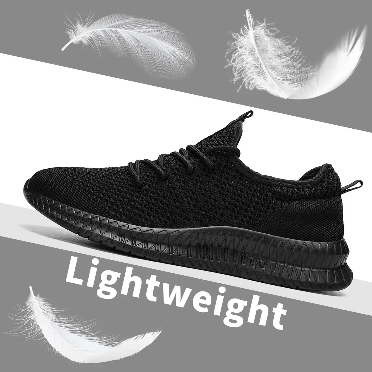 Men's Shoes Running Walking Sneakers Casual Tennis Slip on Shoes Lightweight Breathable Fashion Comfortable Workout Athletic for Shoes Gym Sports
