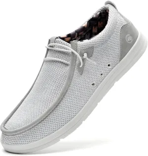 Mens Slip-on Loafers Arch Support Orthotic Walking Shoes Plantar Fasciitis Soft Soles for Comfortable Indoor and Outdoor Home Shoes Casual and Lightweight Breathable Wide with Supportive Insoles