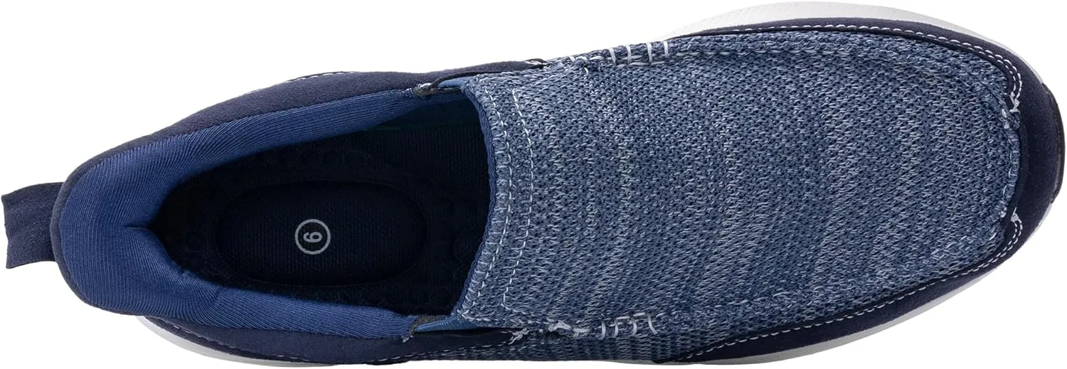 Mens Slip-on Loafers Arch Support Orthotic Walking Shoes Plantar Fasciitis Soft Soles for Comfortable Indoor and Outdoor Home Shoes Casual and Lightweight Breathable Wide with Supportive Insoles